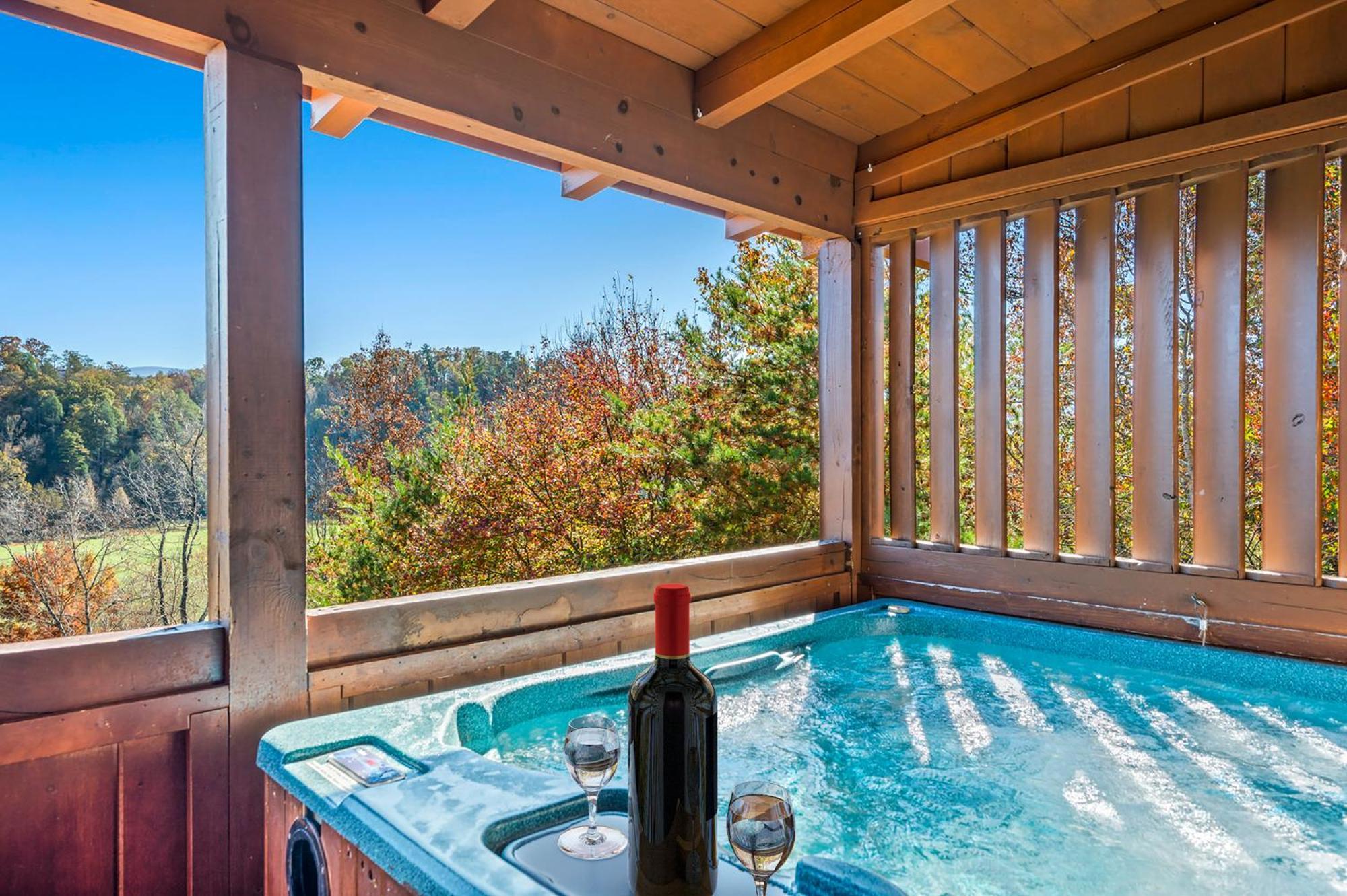 Bearfoot Pines - True Log Cabin - Wi-Fi, Hot Tub, Fishing, Deck With Views! - Mins To Pf Sevierville Dış mekan fotoğraf